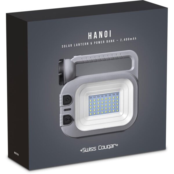 Swiss Cougar Hanoi Solar Lantern & Power Bank - 2,400mAh - Image 17