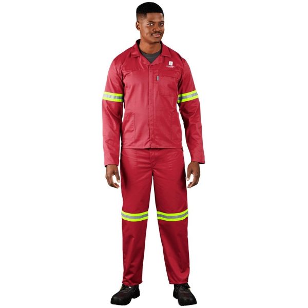 Trade Polycotton Conti Suit - Reflective Arms & Legs - Yellow Tape - Image 15