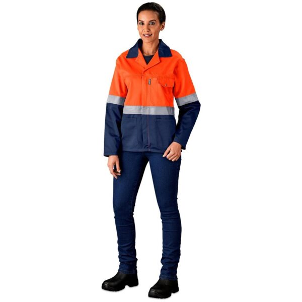 Traffic Premium Two-Tone Hi-Viz Reflective Jacket - Image 2