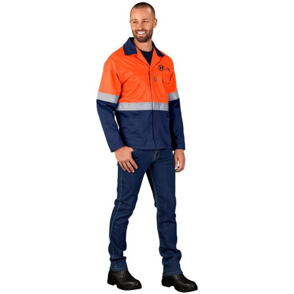 Traffic Premium Two-Tone Hi-Viz Reflective Jacket - Image 29