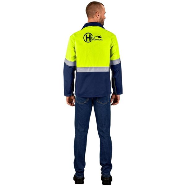 Traffic Premium Two-Tone Hi-Viz Reflective Jacket - Image 17