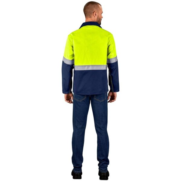 Traffic Premium Two-Tone Hi-Viz Reflective Jacket - Image 10