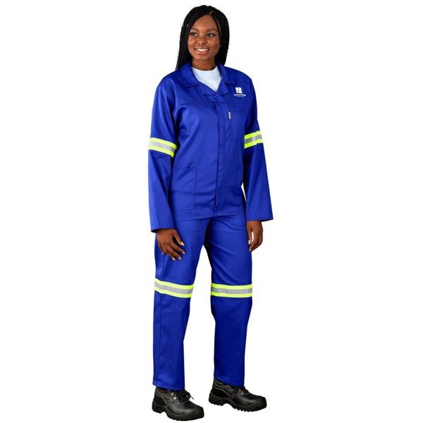 Site Premium Polycotton Jacket - Reflective Arms - Yellow Tape - Image 6