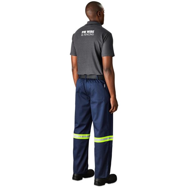 Site Premium Polycotton Pants - Reflective Legs - Yellow Tape - Image 2