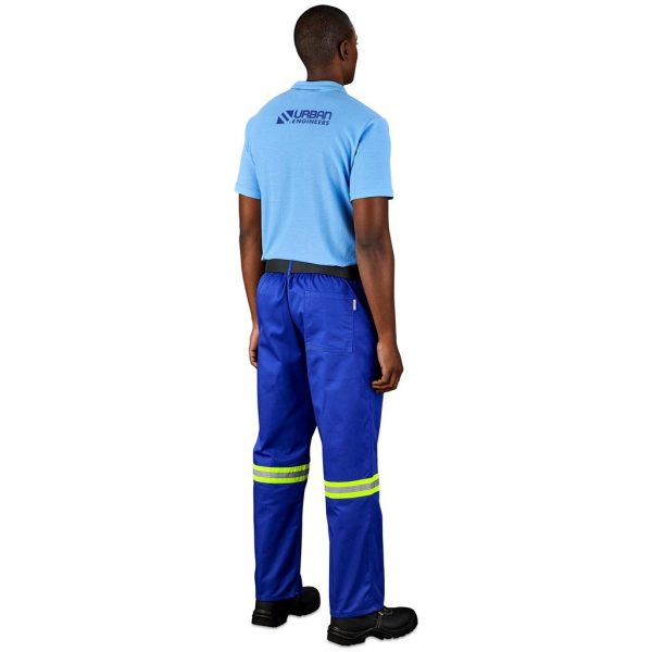 Site Premium Polycotton Pants - Reflective Legs - Yellow Tape - Image 3