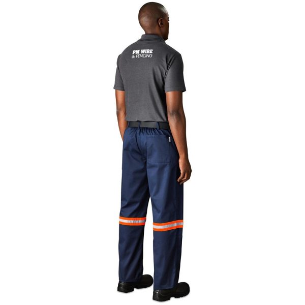 Site Premium Polycotton Pants - Reflective Legs - Orange Tape - Image 11