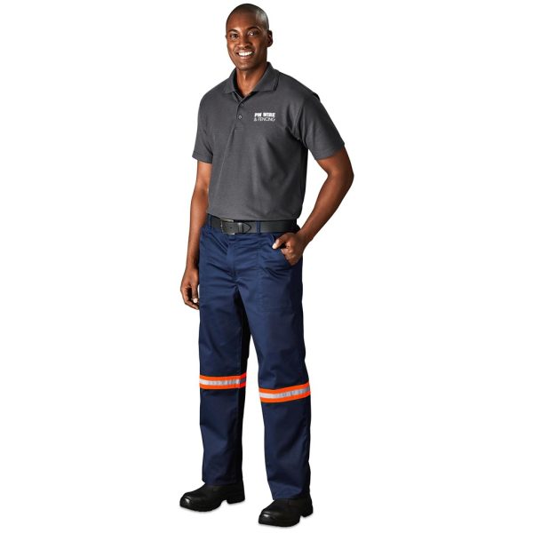 Site Premium Polycotton Pants - Reflective Legs - Orange Tape - Image 10