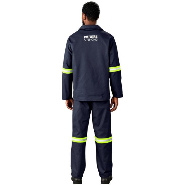 Artisan Premium 100% Cotton Pants - Reflective Legs - Yellow Tape - Image 2