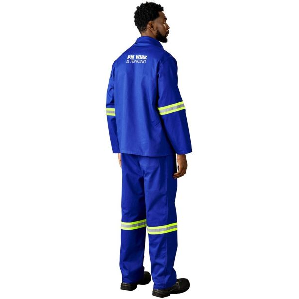 Artisan Premium 100% Cotton Pants - Reflective Legs - Yellow Tape - Image 9