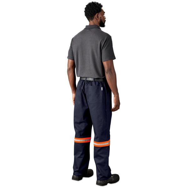 Artisan Premium 100% Cotton Pants - Reflective Legs - Orange Tape - Image 9