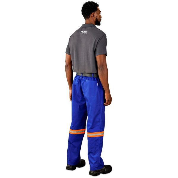 Artisan Premium 100% Cotton Pants - Reflective Legs - Orange Tape - Image 10