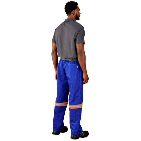 Artisan Premium 100% Cotton Pants - Reflective Legs - Orange Tape - Image 14