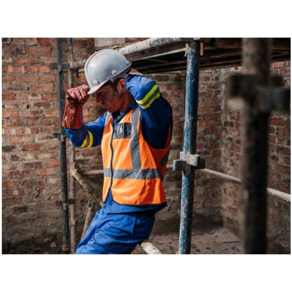Direction En4 Hi-Viz Reflective Full Zip Vest - Image 8