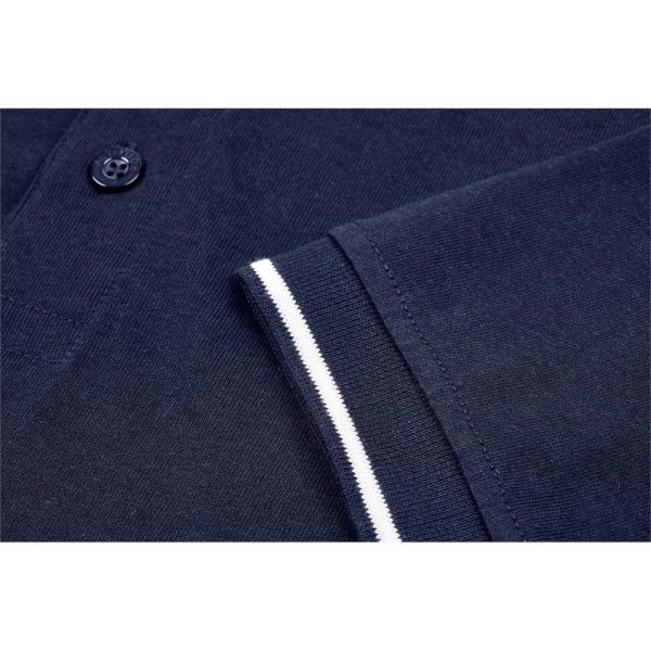 Mens Ash Golf Shirt - Navy - Image 3
