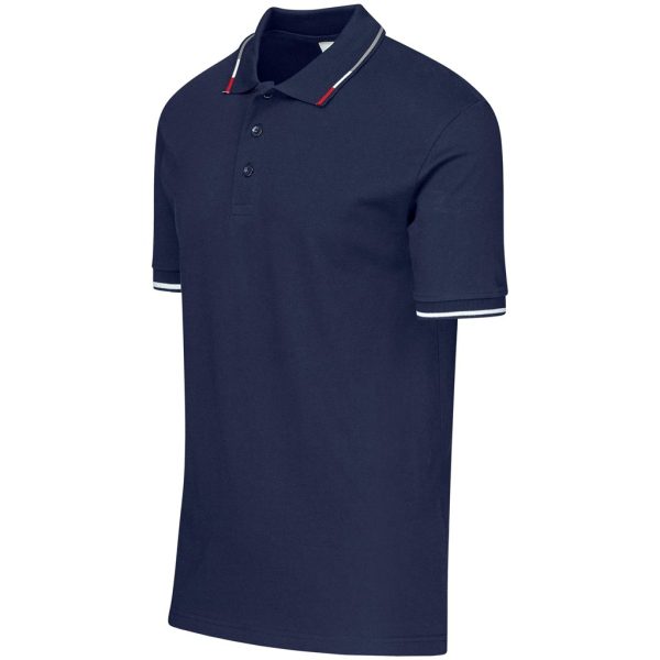 Mens Ash Golf Shirt - Navy - Image 5