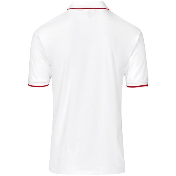 Mens Ash Golf Shirt - White - Image 4