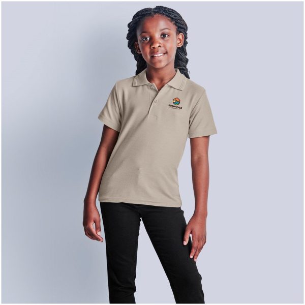 Kids Basic Pique Golf Shirt - Image 5