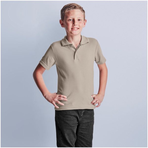 Kids Basic Pique Golf Shirt - Image 2