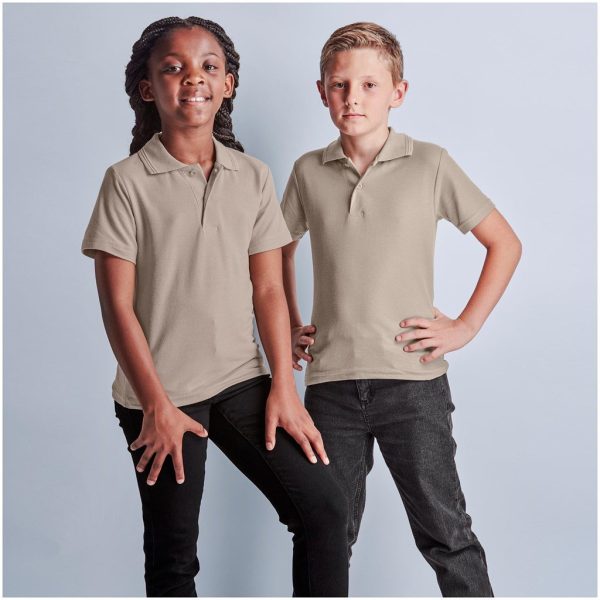 Kids Basic Pique Golf Shirt - Image 3