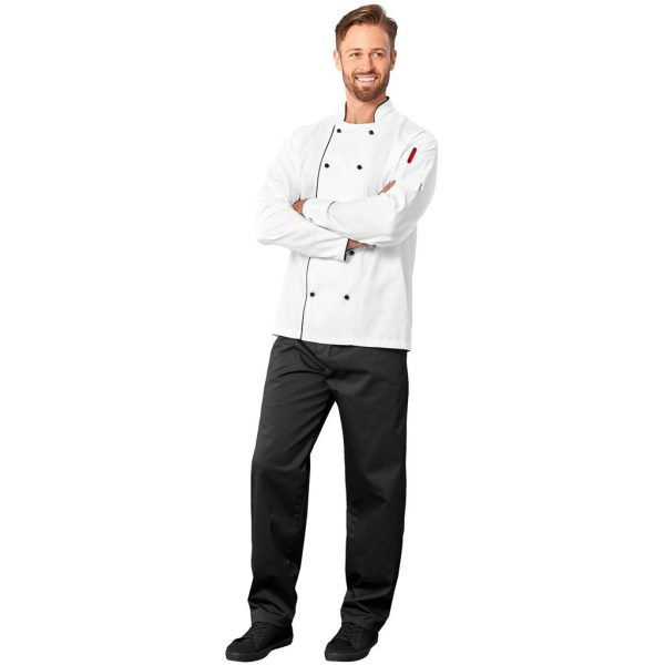 Unisex Long Sleeve Dijon Chef Jacket - Image 4
