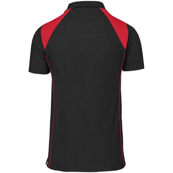 Mens Infinity Golf Shirt - Black - Image 2
