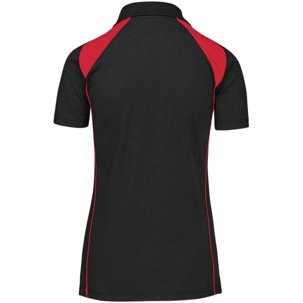 Ladies Infinity Golf Shirt - Black - Image 3