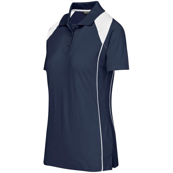 Ladies Infinity Golf Shirt - Navy - Image 3
