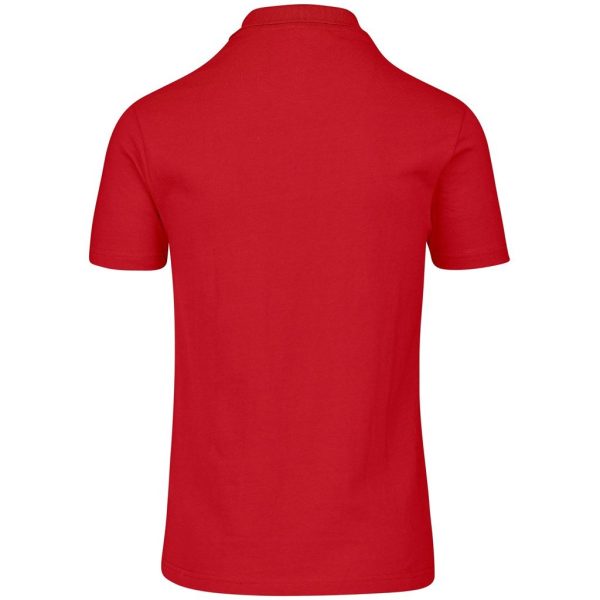 Mens New York Golf Shirt - Red - Image 2