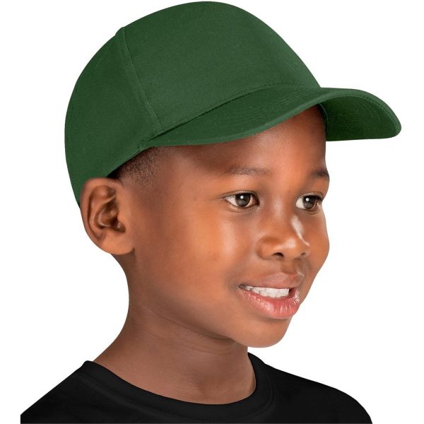 Piccolo Kids 5 Panel Cap - Yellow - Image 4