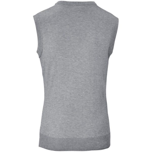 Mens Sleeveless Peru V-Neck Jersey - Grey - Image 2