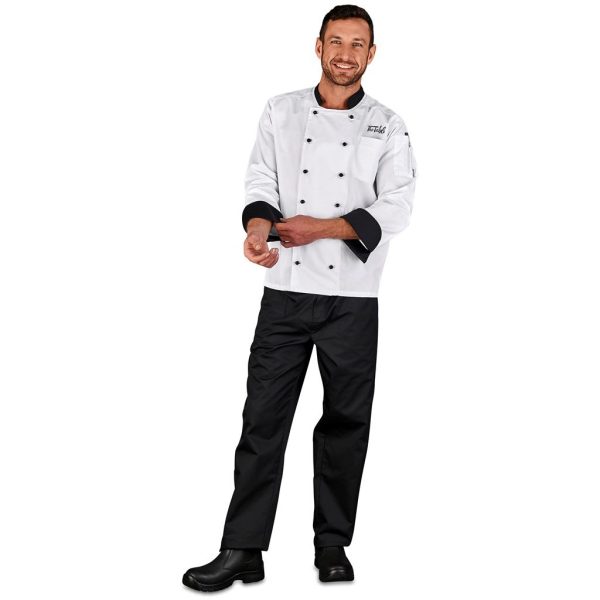 Unisex Long Sleeve Toulon Chef Jacket - Image 10
