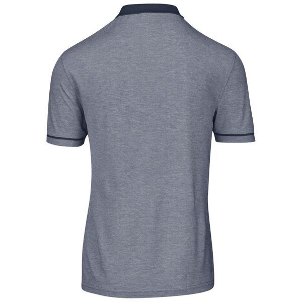 Mens Verge Golf Shirt - Blue - Image 4