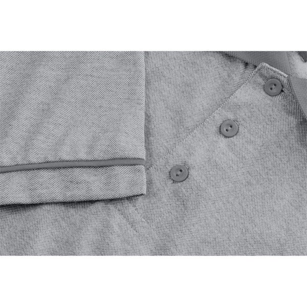 Mens Verge Golf Shirt - Light Grey - Image 4