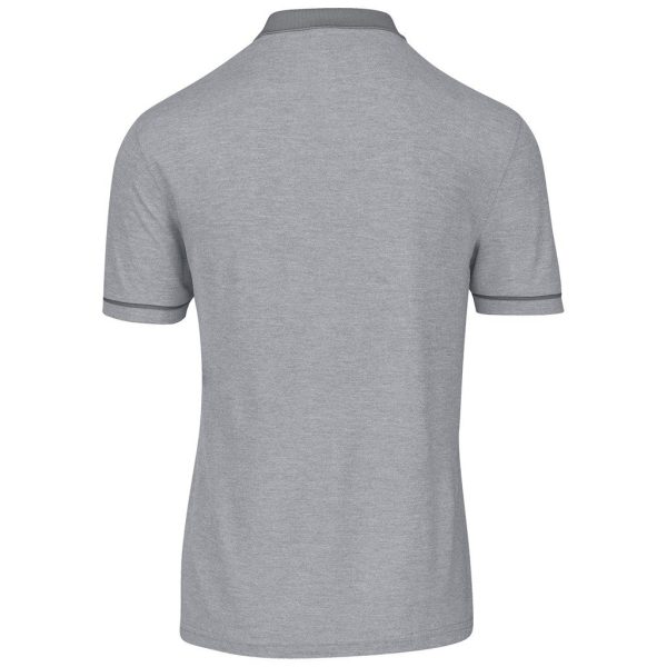 Mens Verge Golf Shirt - Light Grey - Image 3