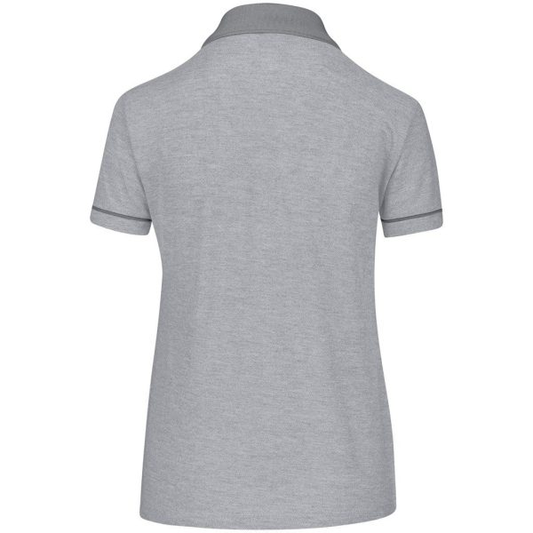 Ladies Verge Golf Shirt - Light Grey - Image 5
