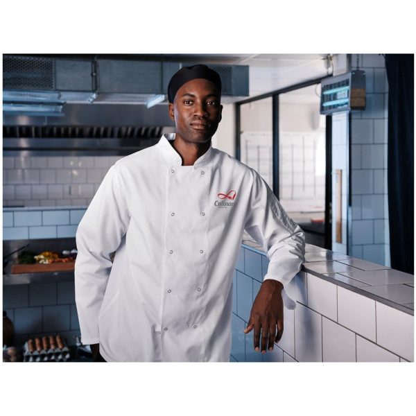 Unisex Long Sleeve Zest Chef Jacket - Image 2