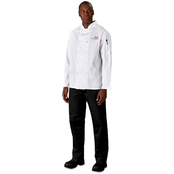 Unisex Long Sleeve Zest Chef Jacket - Image 6
