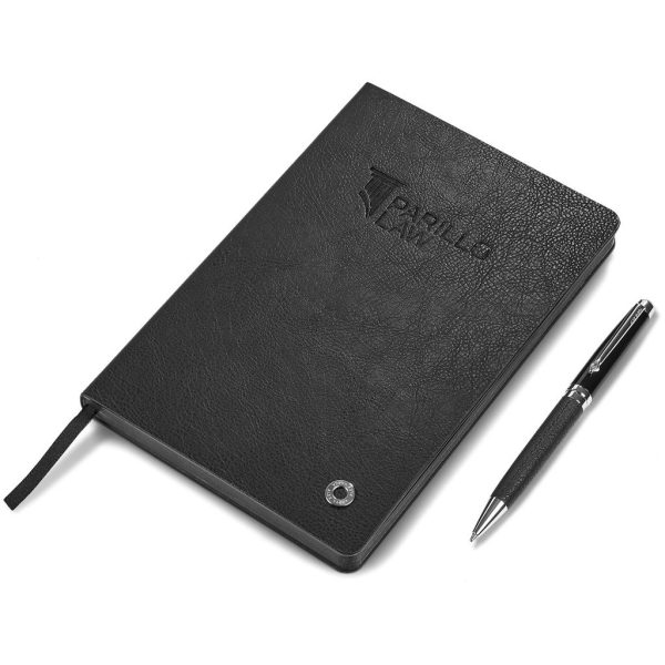 Alex Varga Corinthia Hard Cover Notebook & Pen Set - Image 4