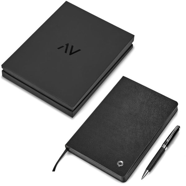 Alex Varga Corinthia Hard Cover Notebook & Pen Set - Image 11