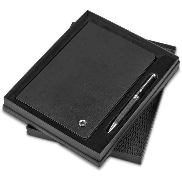 Alex Varga Corinthia Hard Cover Notebook & Pen Set - Image 2