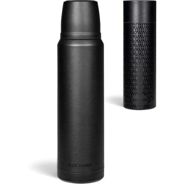 Alex Varga Valhalla Stainless Steel Vacuum Flask – 1 Litre - Image 2