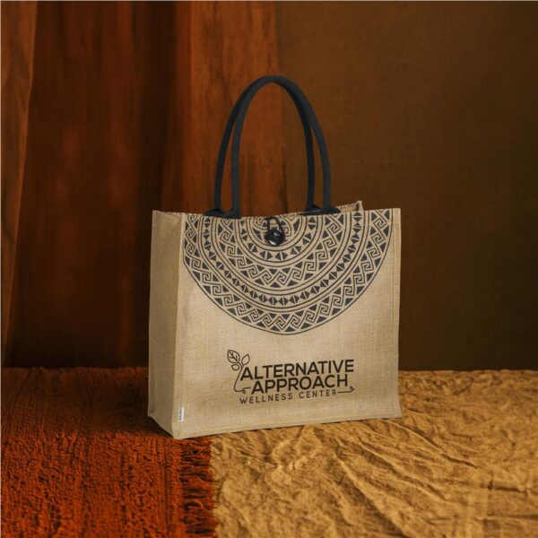 Okiyo Kashira Jute Tote - Image 2