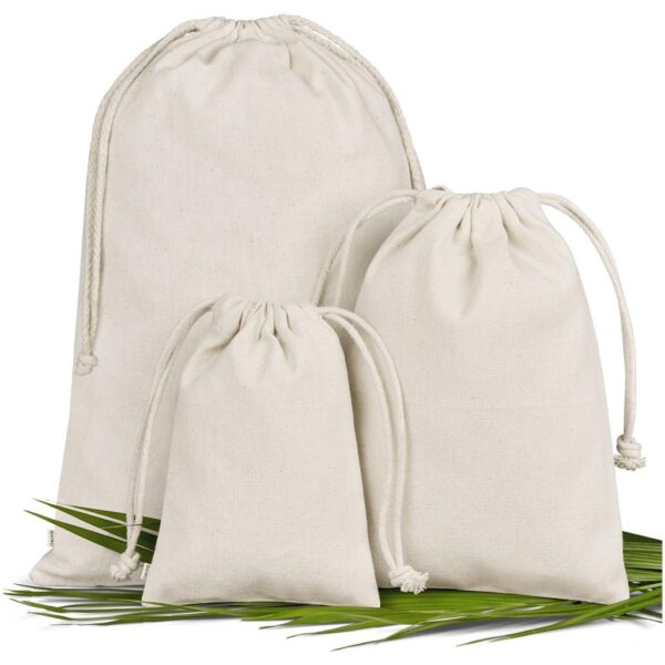 Okiyo Chikara Mini Cotton Drawstring Pouch - Image 4