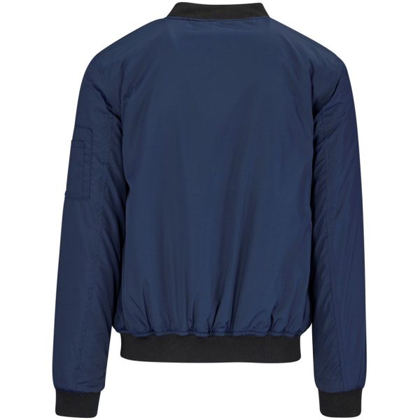 Mens Crusader Bomber Jacket - Navy - Image 3