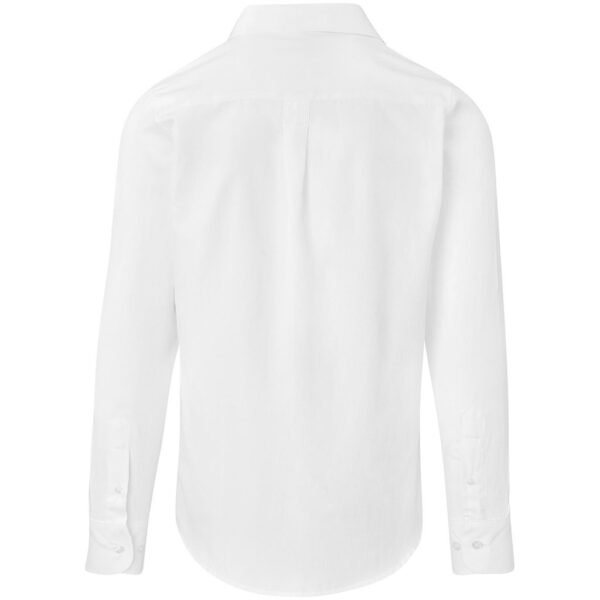 Mens Long Sleeve Wallstreet Shirt - White - Image 3