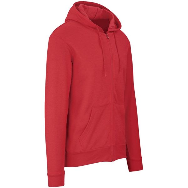 Mens Bravo Hooded Sweater - Red - Image 3