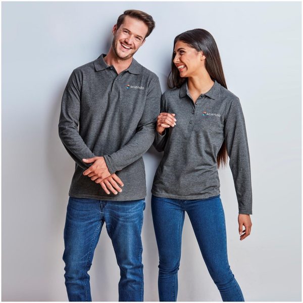 Mens Long Sleeve Elemental Golf Shirt - Image 4