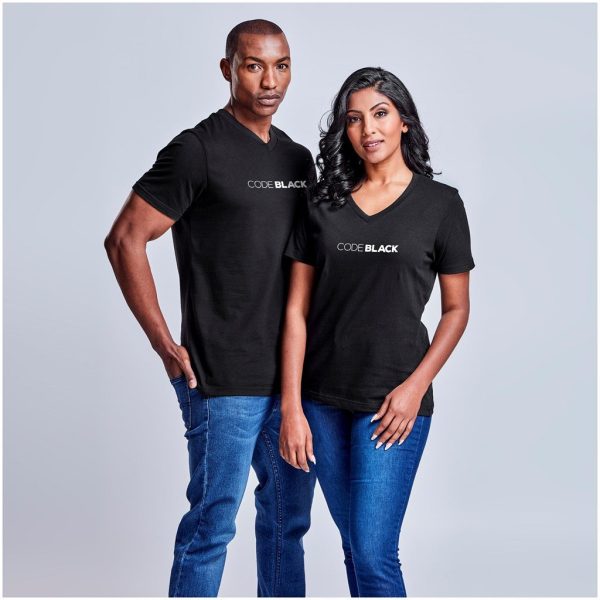 Ladies Super Club 165 V-Neck T-Shirt - Image 3