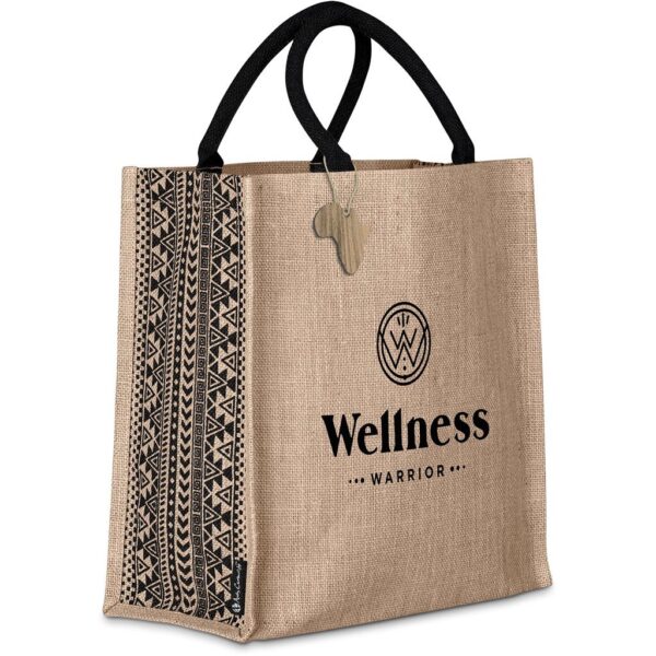 Andy Cartwright Symmetry Jute Tote - Image 2