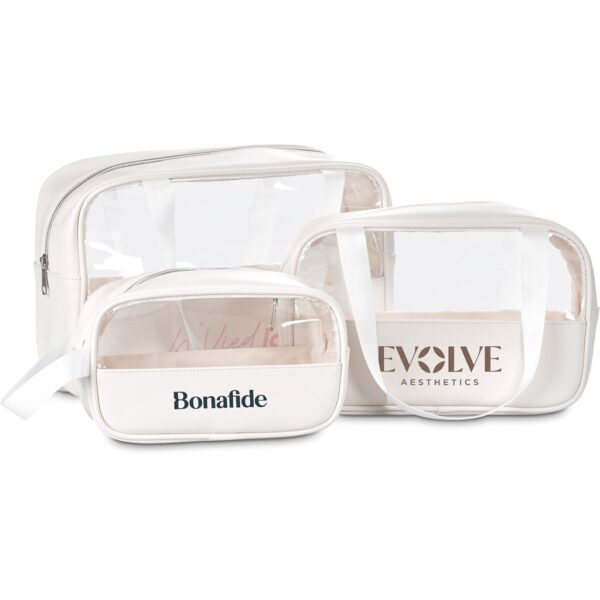 Eva & Elm Chanelle Midi Toiletry & Cosmetic Bag - Image 3